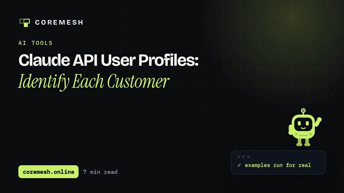 Claude API User Profiles: Identify Each Customer