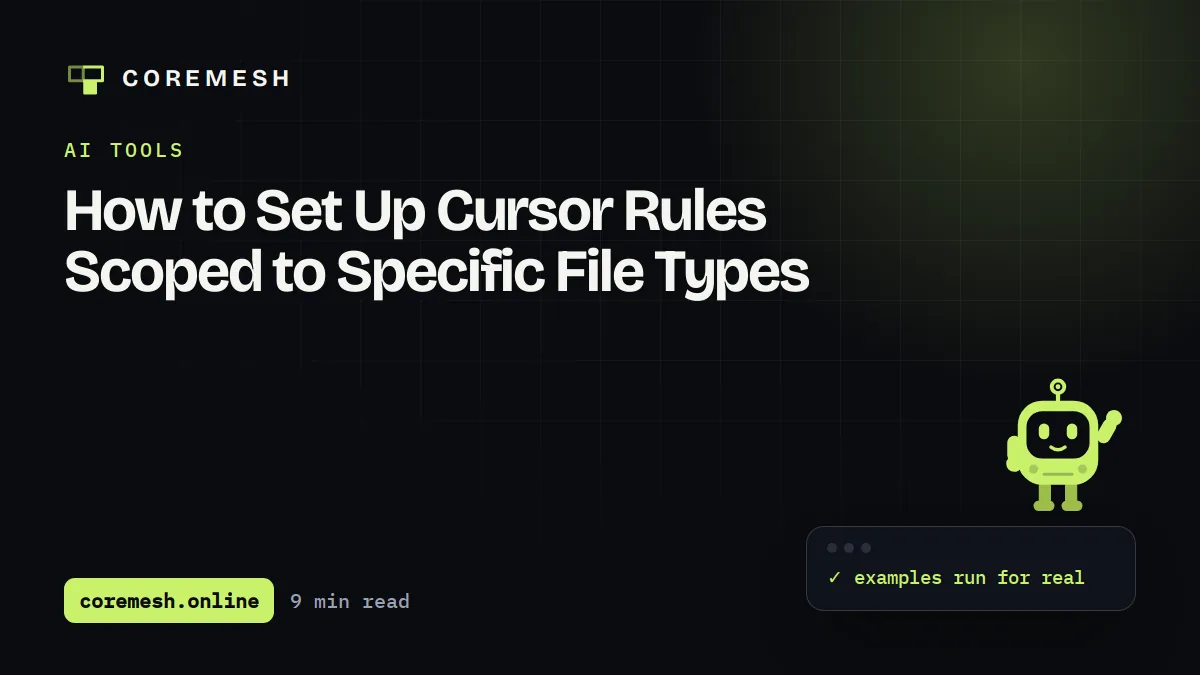 How to Set Up Cursor Rules Scoped to Specific File Types
