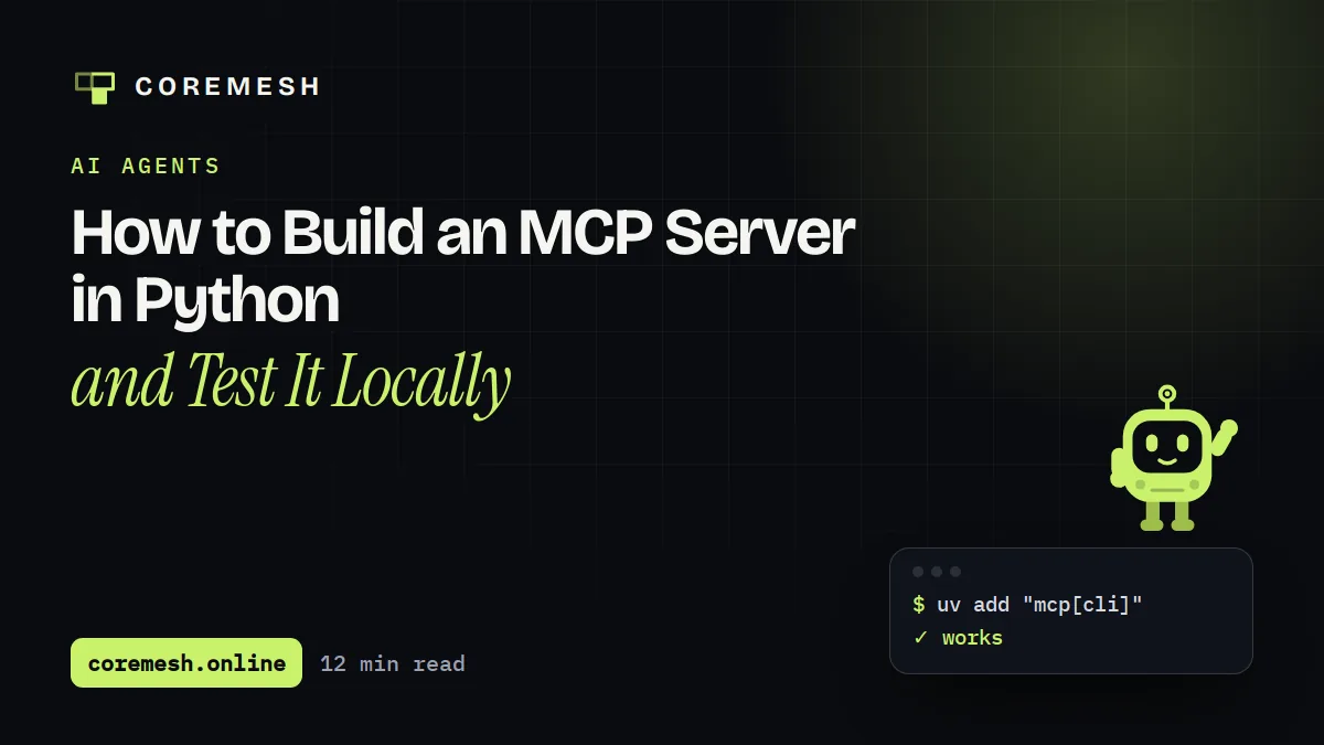 How to Build an MCP Server in Python and Test It Locally