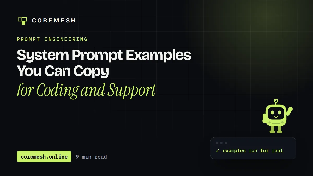 System Prompt Examples You Can Copy for Coding and Support